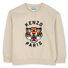 Moletom de l&atilde; n&atilde;o escovada KENZO KIDS 
                    BOY