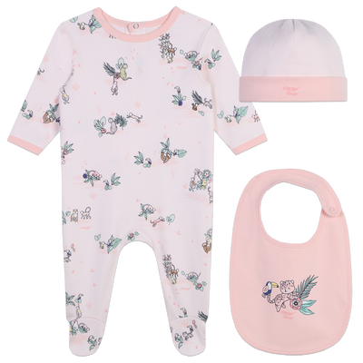 Pijama, gorro e babete KENZO KIDS GIRL