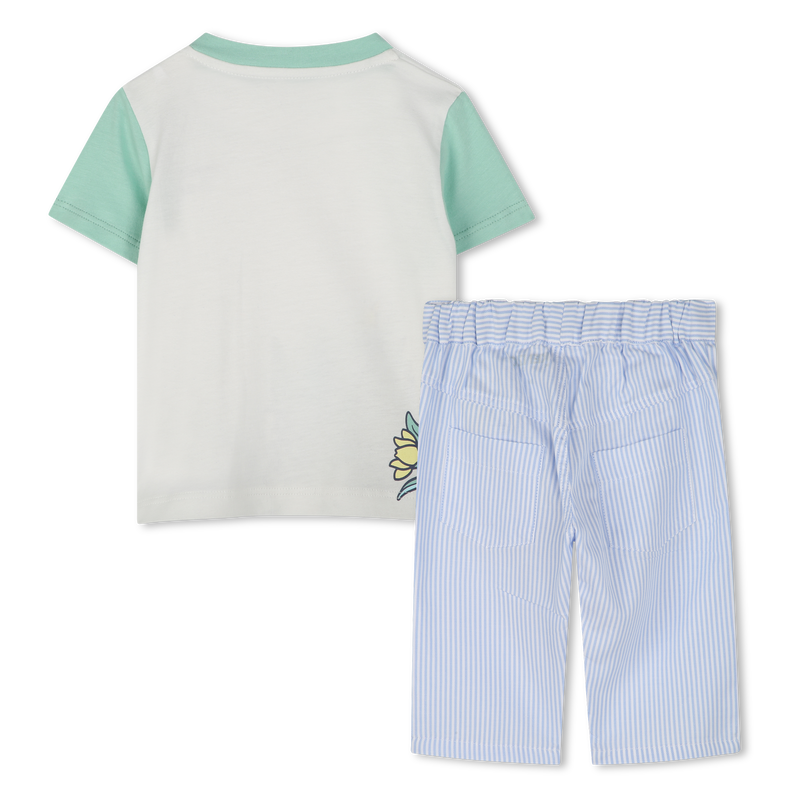 T-shirt e cal&ccedil;as de algod&atilde;o KENZO KIDS 
                        BOY