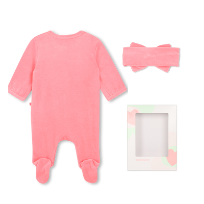 Conjunto de pijama e faixa. BILLIEBLUSH MENINA