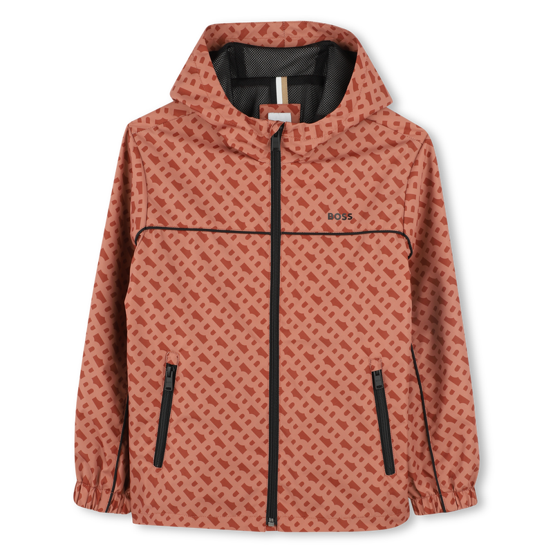 Hooded printed windbreaker BOSS 
                    BOY