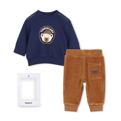 Conjunto de moletom e cal&ccedil;a TIMBERLAND BOY
