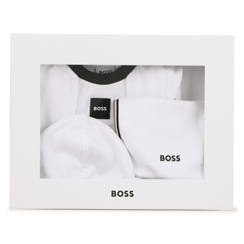 Conjunto de pijama, touca e babador BOSS 
                        BOY