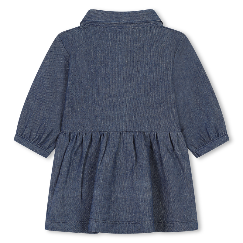 Vestido com botões e gola polo BOSS 
                    GIRL
