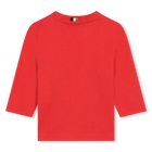 T-shirt algod&atilde;o com log&oacute;tipo BOSS 
                    BOY