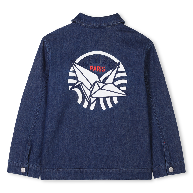 Casaco de ganga em algodão KENZO KIDS 
                    UNISEX