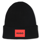 Gorro de malha de algod&atilde;o HUGO 
                    UNISEX