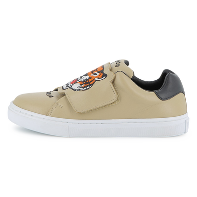 Tênis de couro KENZO KIDS UNISEX