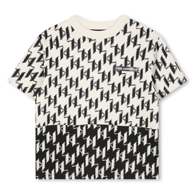 T-shirt de manga curta KARL LAGERFELD KIDS BOY