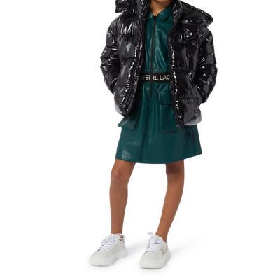 Gorro de malha com lantejoulas KARL LAGERFELD KIDS GIRL