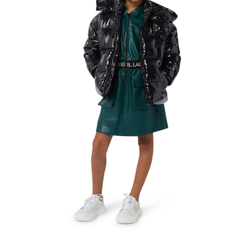 Gorro de malha com lantejoulas KARL LAGERFELD KIDS 
                        GIRL