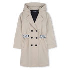 Trench coat forrado KARL LAGERFELD KIDS 
                    MENINA