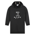 Vestido sweatshirt com capuz BOSS 
                    GIRL
