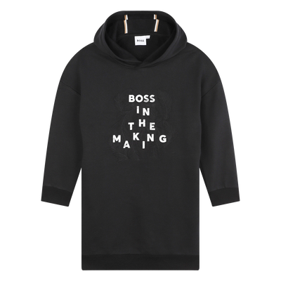 Vestido sweatshirt com capuz BOSS GIRL