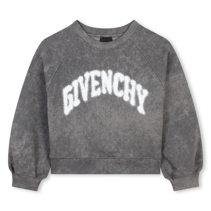 Sweatshirt moletão de algodão GIVENCHY 
                    GIRL