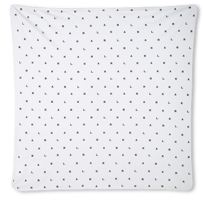 Manta de algod&atilde;o estampada KARL LAGERFELD KIDS UNISEX