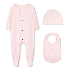 Conjunto de pijama, babador e chap&eacute;u MICHAEL KORS 
                    GIRL