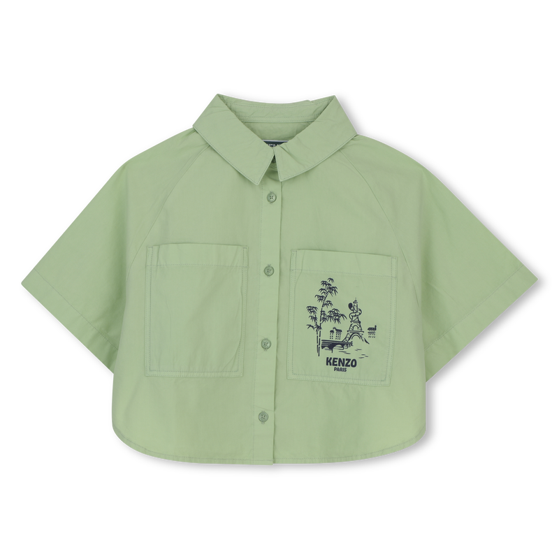 CAMISA POPLIN KENZO KIDS 
                        GIRL