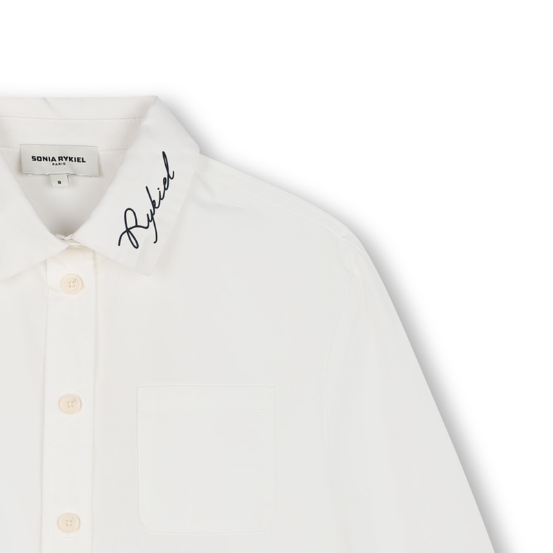 Camisa em popelina SONIA RYKIEL 
                    GIRL
