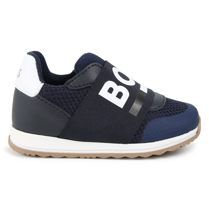 Sapatilhas bi-mat&eacute;ria el&aacute;stico BOSS 
                        BOY