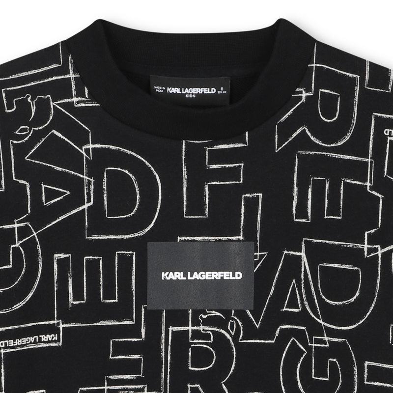 Moletom de l&atilde; KARL LAGERFELD KIDS 
                        BOY