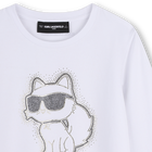Camiseta de manga longa KARL LAGERFELD KIDS 
                    GIRL