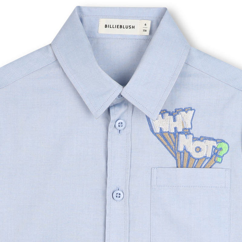 Camisa de algodão BILLIEBLUSH 
                        BOY