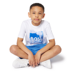 Bermudas de molet&atilde;o lisas BOSS 
                    BOY