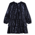 Vestido folhos com lantejoulas BILLIEBLUSH 
                    GIRL