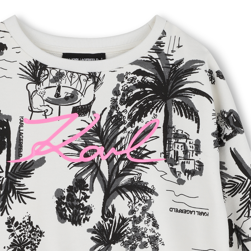 MOLETOM DE L&Atilde; KARL LAGERFELD KIDS 
                        GIRL