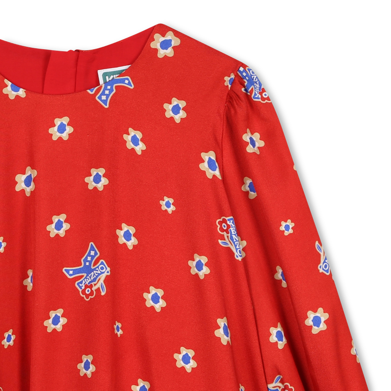 Blusa fluida estampada KENZO KIDS 
                    GIRL