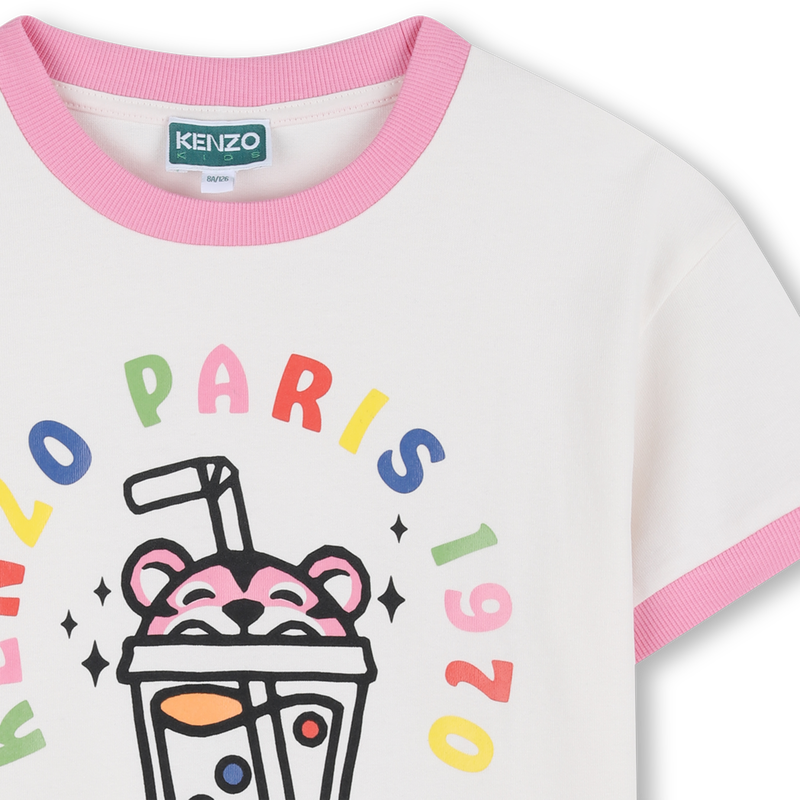 T-SHIRT DE MANGA CURTA KENZO KIDS 
                        GIRL