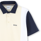 Polo de manga curta em algod&atilde;o BOSS 
                    BOY