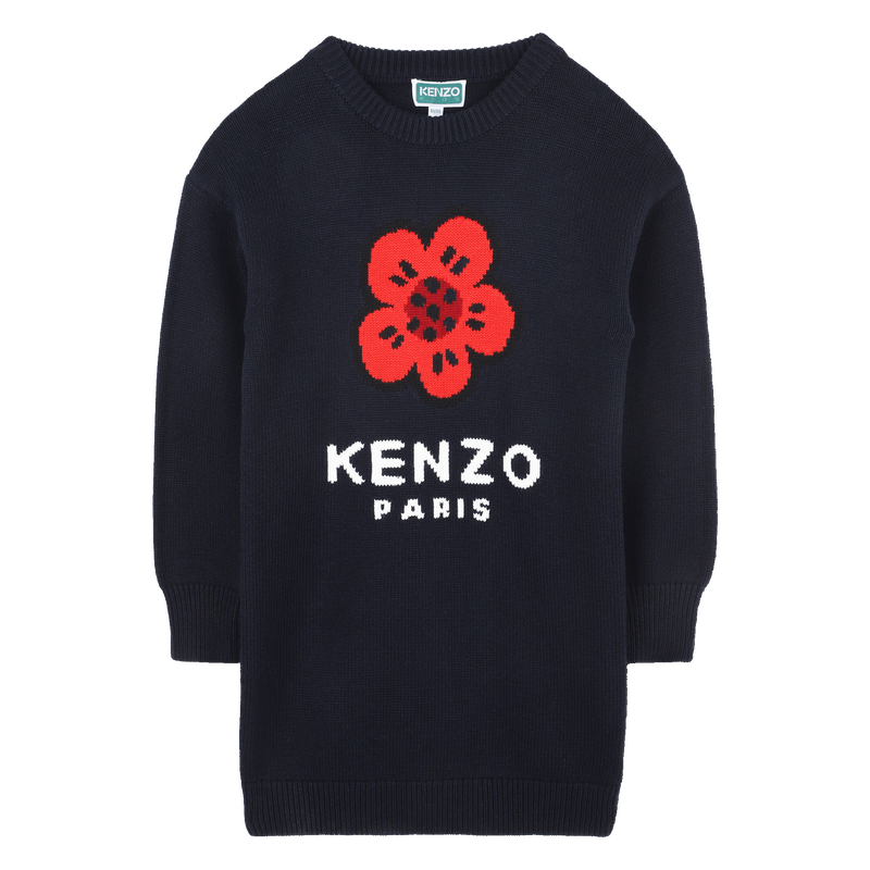Vestido de malha KENZO KIDS 
                    GIRL