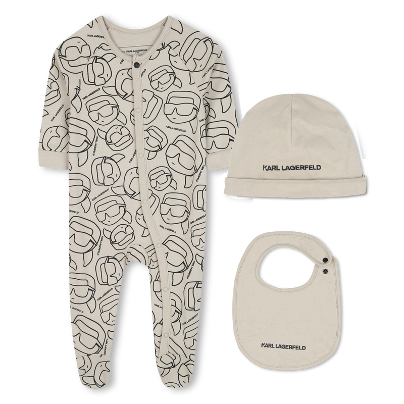 Conjunto de pijama de 3 peças KARL LAGERFELD KIDS 
                    BOY