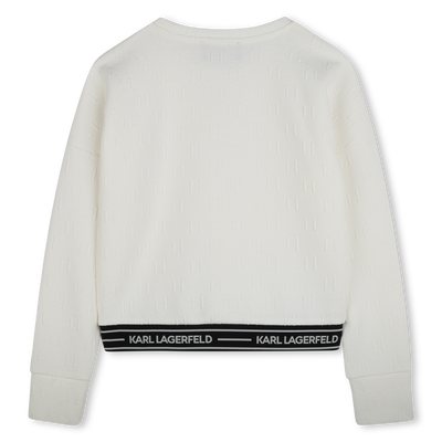 Sweatshirt de manga comprida KARL LAGERFELD KIDS GIRL