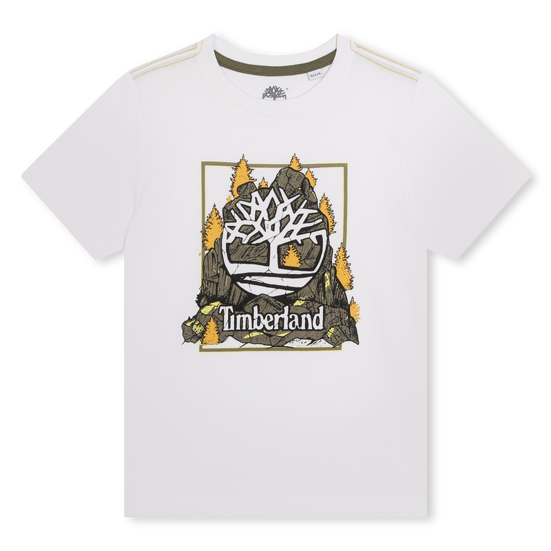 Short-Sleeved Cotton T-Shirt TIMBERLAND 
                    BOY