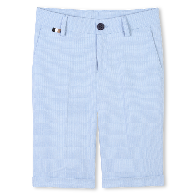 Bermudas formais lisas BOSS 
                        BOY