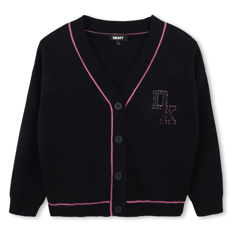 Cardigan de tric&ocirc; DKNY 
                        GIRL
