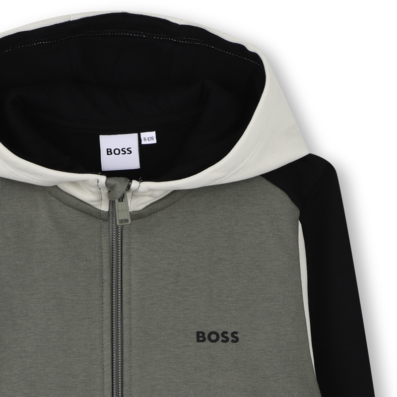 Cardigan com capuz BOSS 
                    BOY