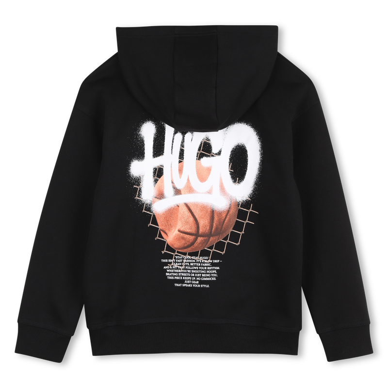 Moleton com capuz HUGO 
                        MENINO