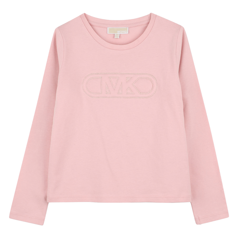 T-shirt de manga comprida em jersey MICHAEL KORS 
                    GIRL
