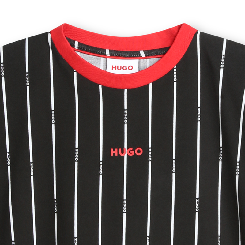 Printed cotton T-shirt HUGO 
                    BOY