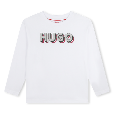 T-shirt estampada com logótipo HUGO GIRL