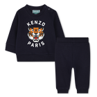 Conjunto de jogging de molet&atilde;o KENZO KIDS 
                    UNISSEXO