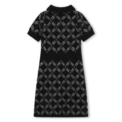 Vestido jacquard manga curta MICHAEL KORS GIRL