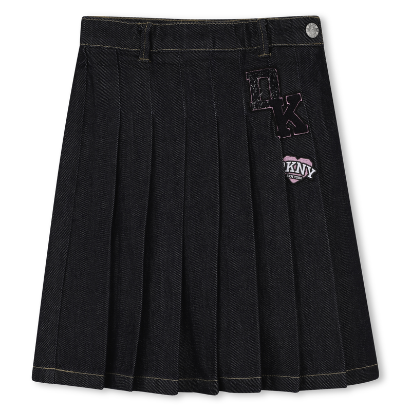 Saia de denim DKNY 
                        GIRL