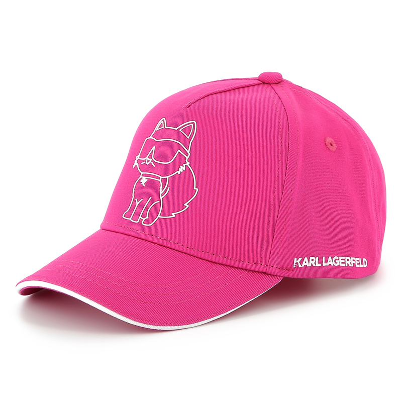 Bon&eacute; ajust&aacute;vel de algod&atilde;o KARL LAGERFELD KIDS 
                        GIRL