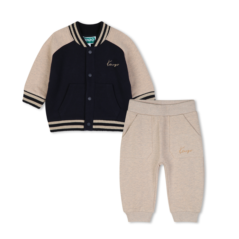 Conjunto de cardig&atilde; e cal&ccedil;as KENZO KIDS 
                        MENINO