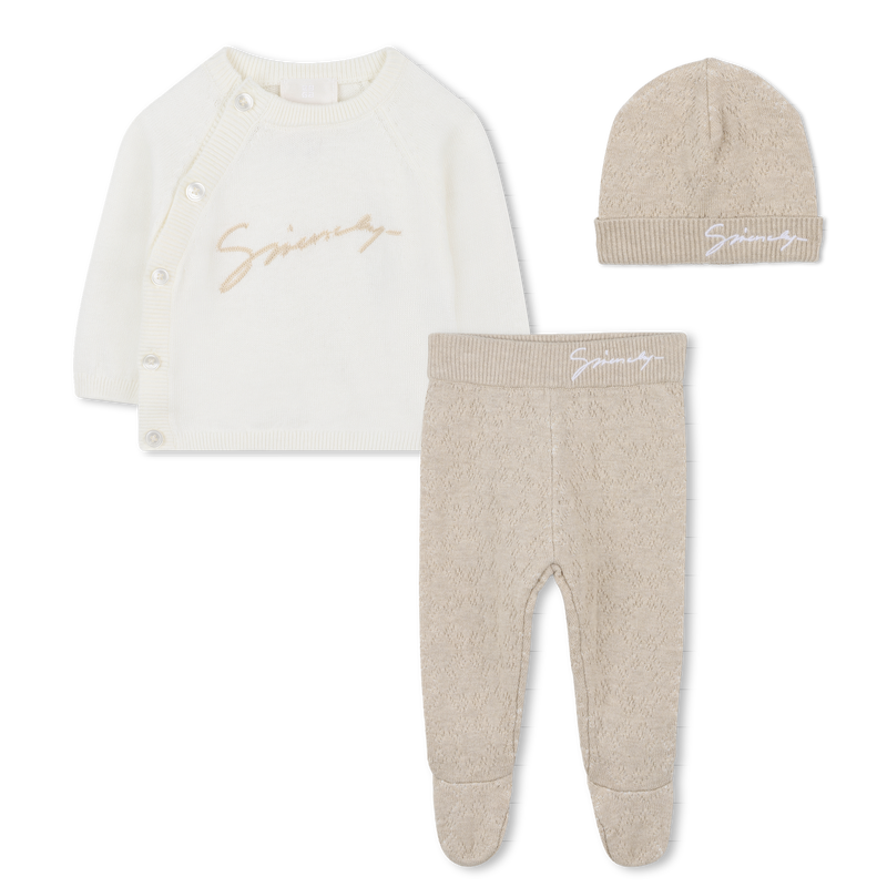 Conjunto de cardigã, leggings e gorro GIVENCHY 
                    UNISEX